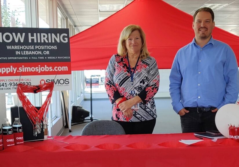 When the SIMOS Solutions team in Oregon heard that some people were hesitant to apply for jobs because of clothing requirements, they got to work.